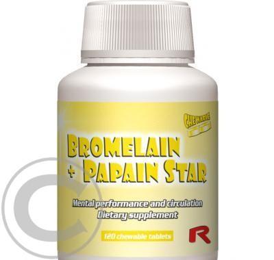 Bromelain   Papain Star 120 žvýkacích tablet