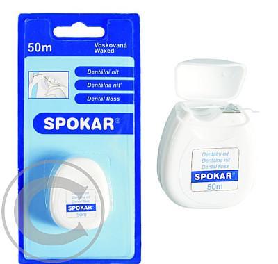 Dentální nit voskovaná 50m Spokar