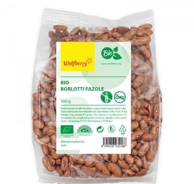 WOLFBERRY Fazole Borlotti BIO 500 g