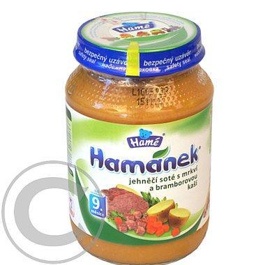 HAME Kojenecká výživa Jehněčí   mrkev  brambory 190 g