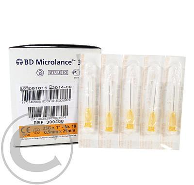 Injekční jehla 0.50x25 100 ks oranžová Becton Dickinson 25G1