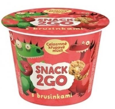 SEMIX Snack2go Celozrnné křupavé müsli s brusinkami 30 g