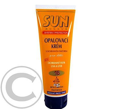 SUN active opalovací krém OF 16