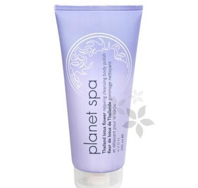 Tělový peeling s květem thajského lotosu a relaxačním účinkem  Planet Spa 200 ml