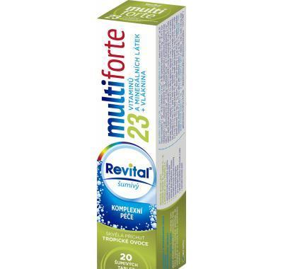 VITAR Revital Multi Forte Tropické ovoce šumivé tablety 20 ks : Výprodej