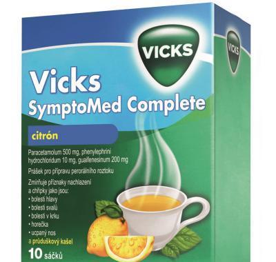 Vicks SymptoMed Complete citrón 10 sáčků