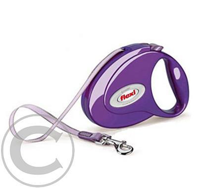 Vodítko FLEXI Elégance 5m/25 kg Pásek Levandule 1ks